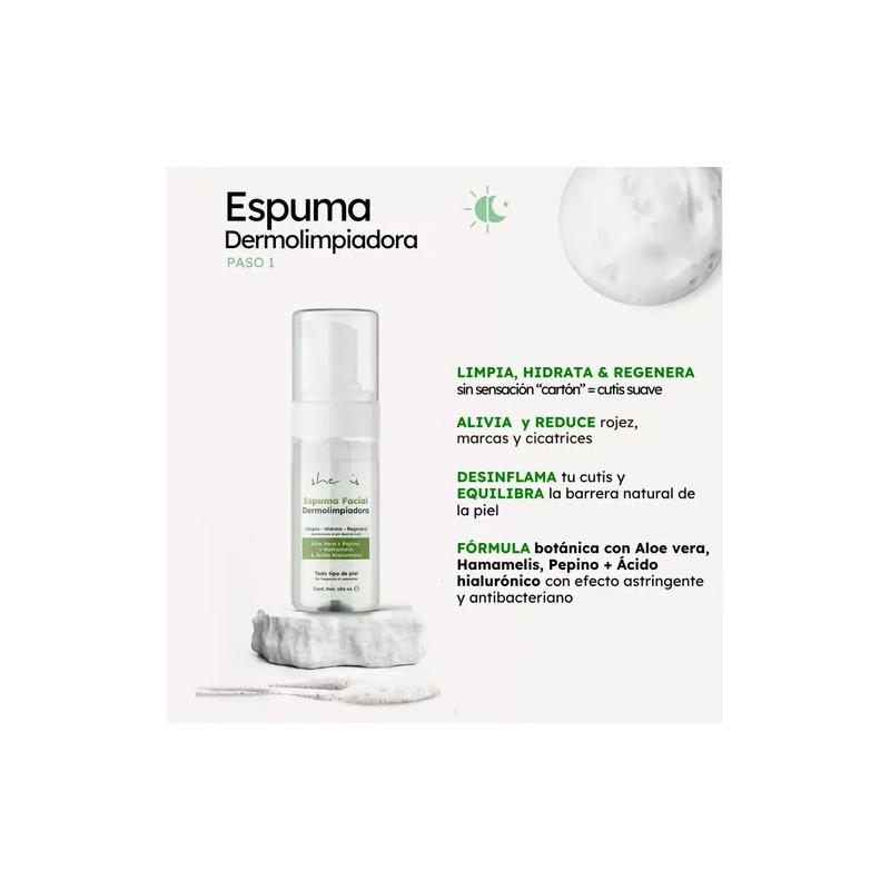 Set Facial Para Piel Sensible (2 Piezas) She Is Skincare