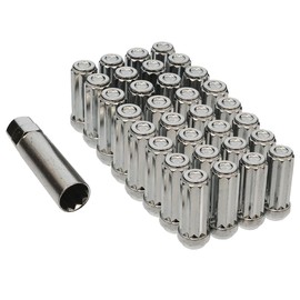 BIMECC 10 Spline Lugnut Install Kit 14 x 1.5 24 SD 2.16 CL BK 8L Made in Italy - 32 Lugnuts and 1 Key ta23-21/22 80547