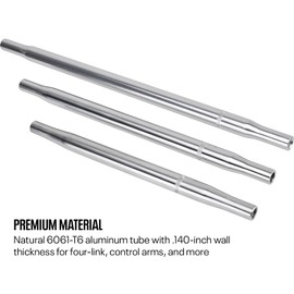 5/8 Lightweight Swedged Aluminum Drag Link/Tie Rod Tube 48 Inch