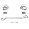 uxcell 2pcs Offset Double Box End Wrench 14mm x 17mm