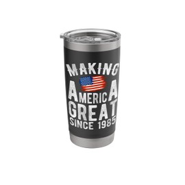 Making America Great Since 1985 40 Year Old Men Women Stainless Steel Insulated Tumbler