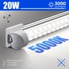 Barrina 5000K 2FT LED Shop Light, 3000LM, 20W, T8 Shop