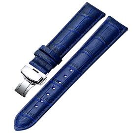 REOTTI Watch Strap, Genuine Leather, D Buckle, 0.5 - 0.9 inches (12 - 22 mm), 9 Colors, Calf Leather, Replacement Strap, Waterproof, Sweatproof, One Push Type