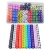 HUAZIZ Pack of 100 Dice 12 mm Colourful Dice, 6