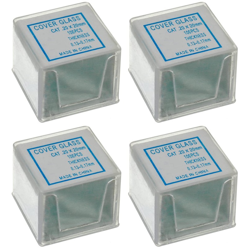 WANGCL 400 PCS Microscope Cover slips For Biological Education Student