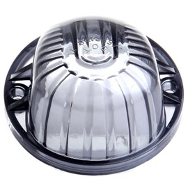 cciyu 5x 2005LENS-SK Round-Shape Cab Marker Light +Wiring Pack T10-6-3020-SMD Blue LED Bulbs For Chevy C1500 1988-1999 For Chevy C2500 1988-2000 For Chevy C3500 1988-2000 For Chevy C5500 Kodiak 1990