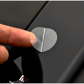 Boono Transparent Seal, Round Seal, Commercial Use, Round Seal, Transparent Protection, Gift, Wrapping (Diameter 1.2 inches (30 mm), 500 Sheets)