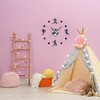 Relaxdays DIY Football Wall Clock for Children's Room, Diameter 50