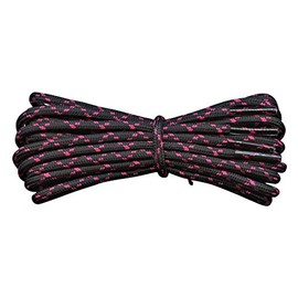 Fabmania Replacement laces in black with pink flecks 120 cm