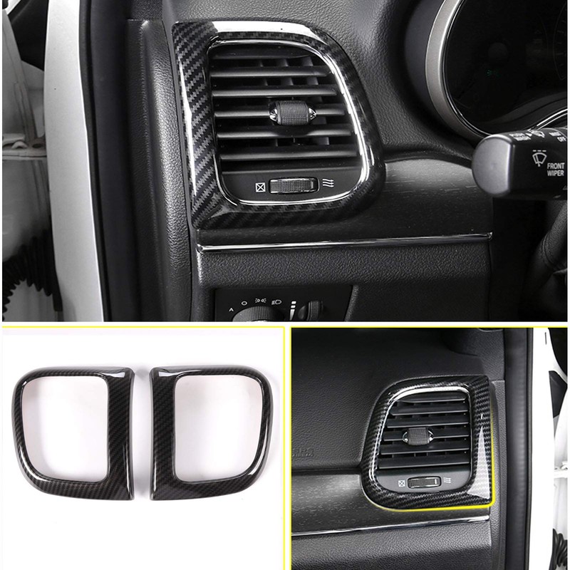 Tocatus Center Console Air Condition Vent Trim Interior Accessories for