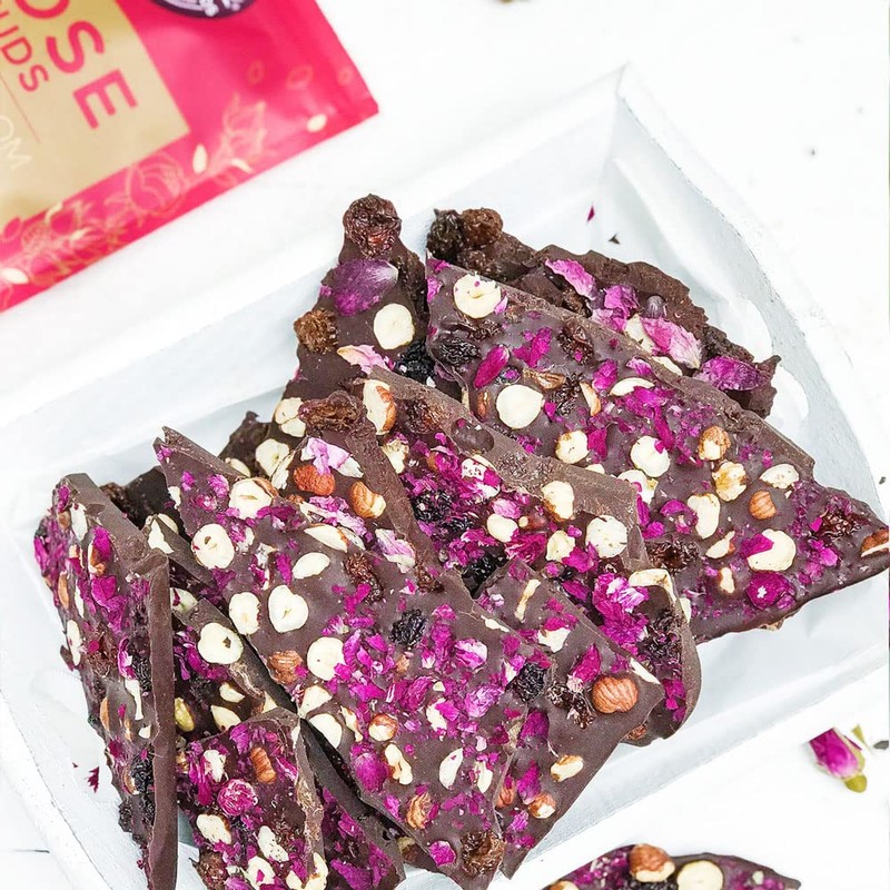 Suncore Foods Dried Rose Buds Bloom, Caffeine-Free Tea, Gluten-Free, Non-GMO,