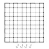 SRJQXH Grow Tent Net 90 x 90 cm Vegetable Protection