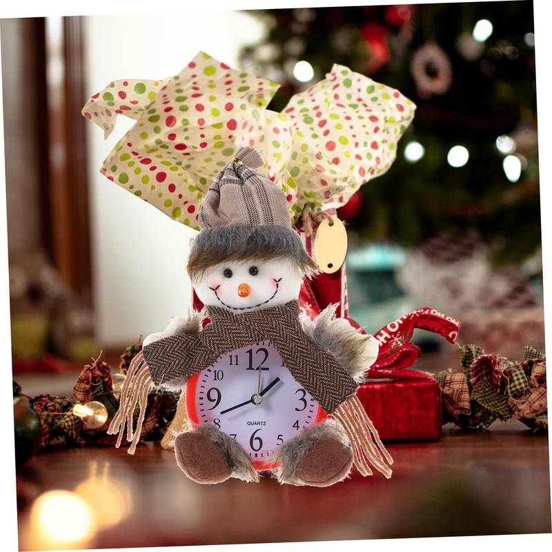 GRIRIW Christmas Snowman Alarm Clock Boys and Girls Alarm Clock