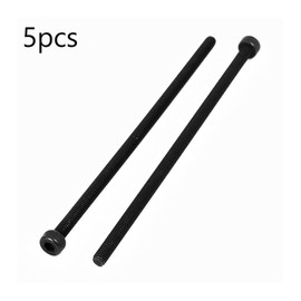 TOP-VIGOR 5Pcs M4-0.7 x 100mm Hex Socket Head Cap Screws, Fully Thread Allen Socket Drive DIN912, 12.9 Alloy Steel Machine Fastener Screws for Bicycle Motorcycle Machine Repairment