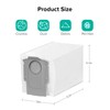 roborock 6 Packs Disposable Dust Bags for QRevo series S8MaxVUltra,