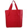 Large Spacious Poly Zipper Tote Bag