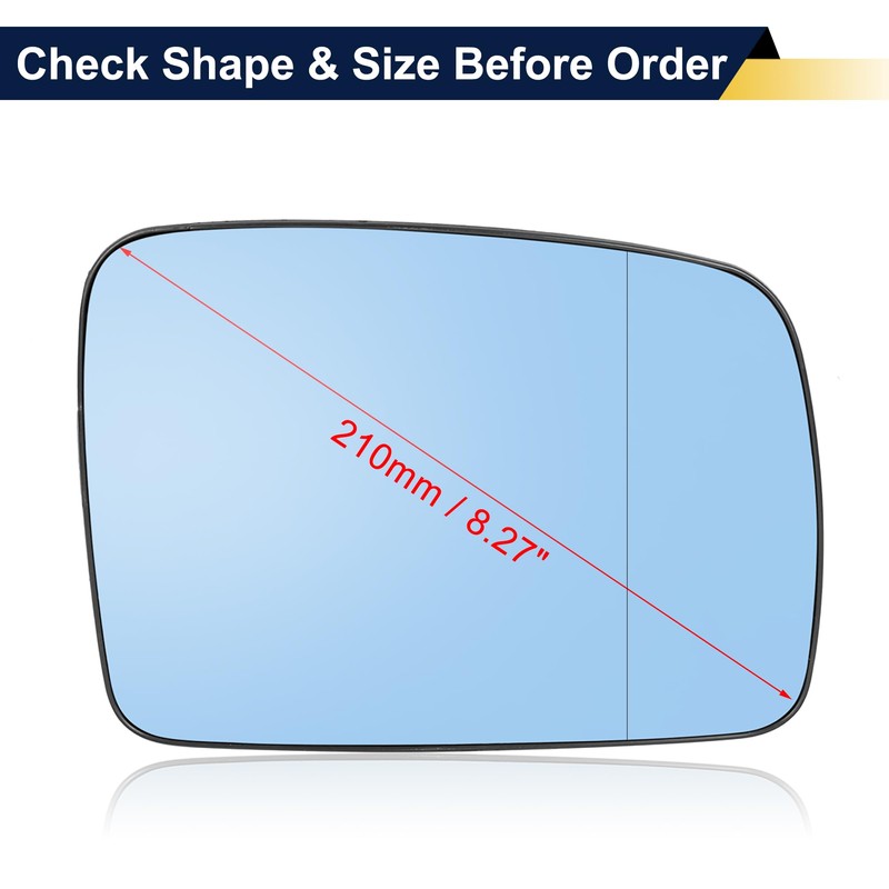VISMIRROR Right Passenger Side Mirror Replacement Heated for Land Rover