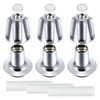 Enhon 3 Piece Shower Knob Replacement Kit Compatible with Price