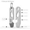 Hamans EDC Pry Bar Keychain Bottle Opener Multi Tool Small
