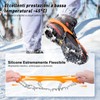 AGPTEK Ice Tacchetti 19 Denti, Ramponi da Ghiaccio per Scarpe