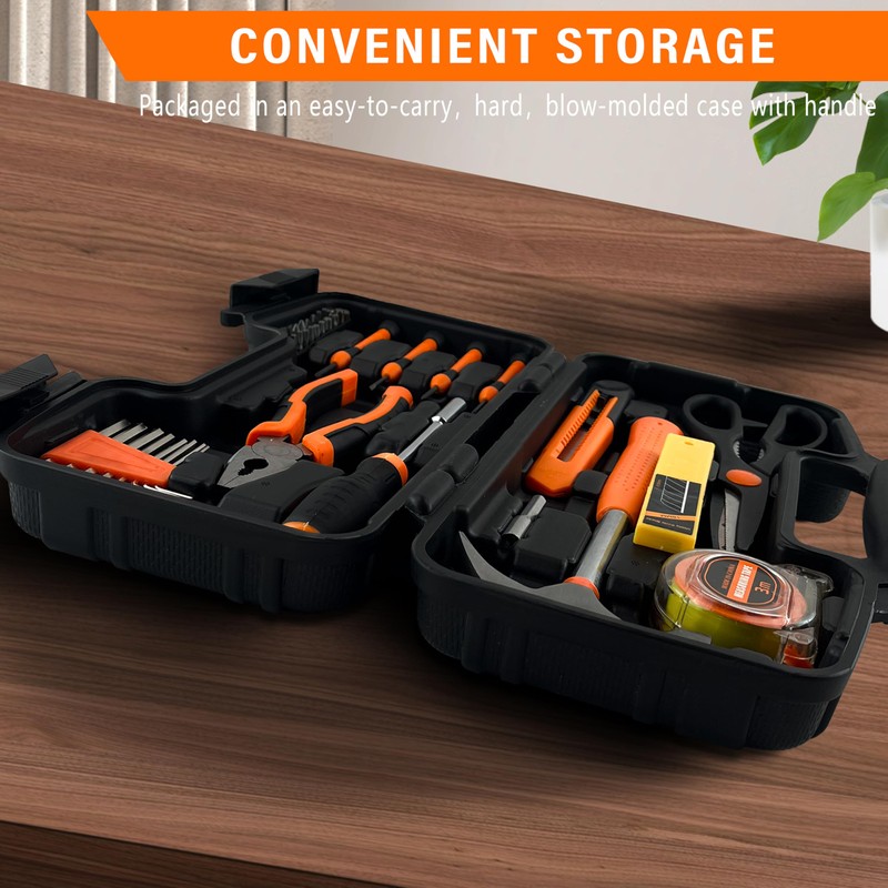 SOLUDE 40-Piece All Purpose Household Tool Set,Portable Small Tool Kit