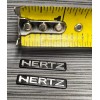 Unbranded 2 x Emblem Speaker Badge Decal Replacement fits Hertz