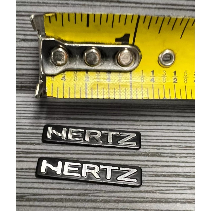 Unbranded 2 x Emblem Speaker Badge Decal Replacement fits Hertz