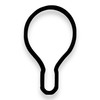 Tennis Racket Cookie Cutter with Easy Push Design
