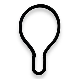 Tennis Racket Cookie Cutter with Easy Push Design