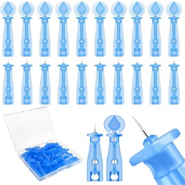 50 PCS Disposable Pimple Needles with Dot Acne Stickers, Blackhead Blemish Remover with Box, Sterile Needles for Pimples for Beauty Salon, Home Use