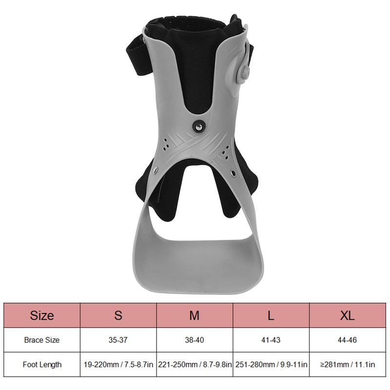 Foot Drop Brace Adjustable Rotary Buckle Soft Posture Correct Ankle