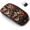 2.4G Wireless Mouse with Cute Pattern Design for All Laptops