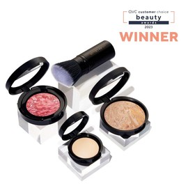 Laura Geller Daily Routine: Natural Finish Full Face Kit (4 PC) - Color: Golden Medium