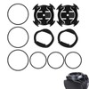 2 Pcs Quarter-turn Bike Mount Compatible with Garmin Multiple GPS