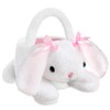 SilverChry Easter Bunny Basket for Egg Hunting, Rabbit Plush Basket,