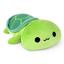 shownicer Plush Toy Turtle Cuddly Toy Kawaii Turtle Plush Cushion Toy Throw Cushion Cuddly Toy Gift for Children Girls 12+ Years (Green, 30 cm)