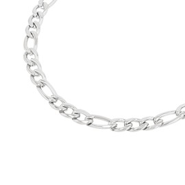 s.Oliver 2035810 Women's Summer Jewellery Anklet Stainless Steel 22 + 5 cm Silver Comes in Jewellery Gift Box, Stainless Steel, None