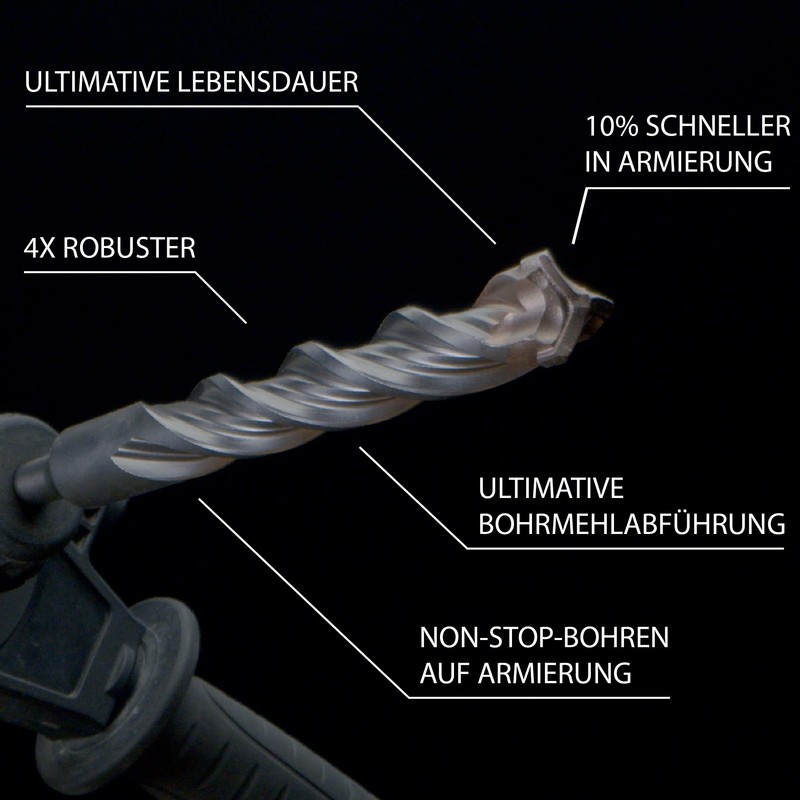 heller Trijet SDS- plus Hammer Drill Bit Sets