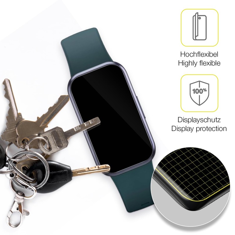 dipos FLEX 2x Schutzfolie klar passend für Meoonley W99 1.50