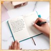 Estune Tree Small Notebooks Pen Leather Lined Pocket Subject Notebooks