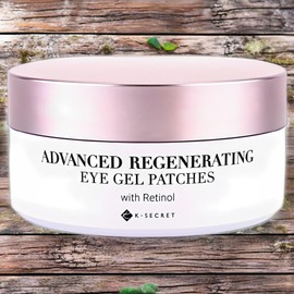 K Secret Eye Area Wrinkle Improvement Eye Area Moisturizing Eye Patch Retinol Eye Patch Wrinkle Patch Wrinkles Under Eyes, Glabellar Wrinkles Lifting, Spot Care, 1 Piece, 60 Pieces / 케이시크릿 눈가 주름 개선 눈가 보습 아이 패치 레티놀 아이패치 주름패치 눈밑주름 미간주름 리프팅 기미관리 1개 60개입