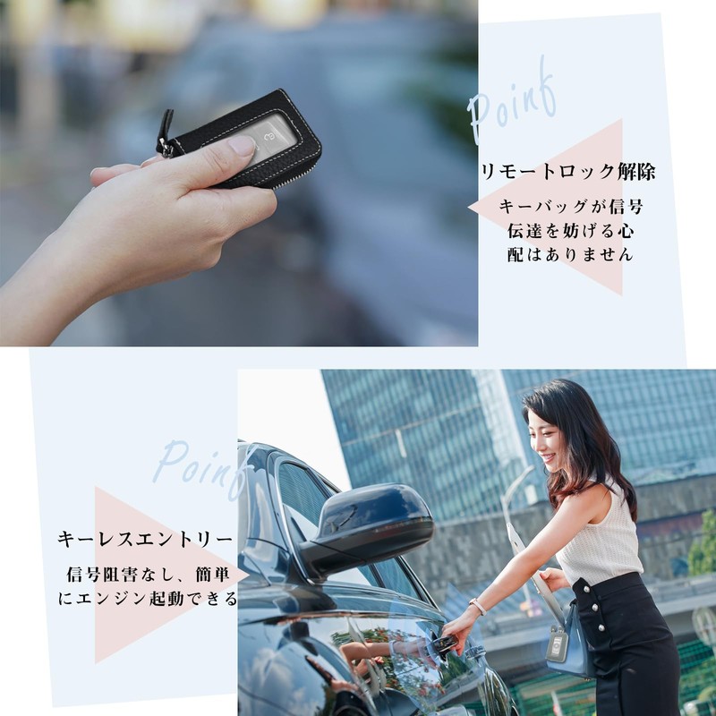 Dockii Smart Key Case, Genuine Leather, Key Case, Men's, Key