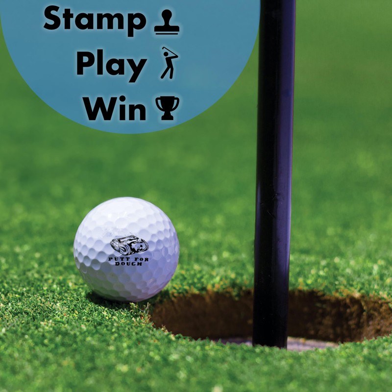 Ball Badge - Golf Ball Stamp, Self-Inking Golf Ball Stamper,