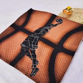 Basketball Throw Pillow Cover for Basketball Fans Lover Sports Decorative Pillows Cases for Women Men Christmas Birthday Gifts for Boys Girls Sofa Couch Home Decor Cushion Pillow Cover Case