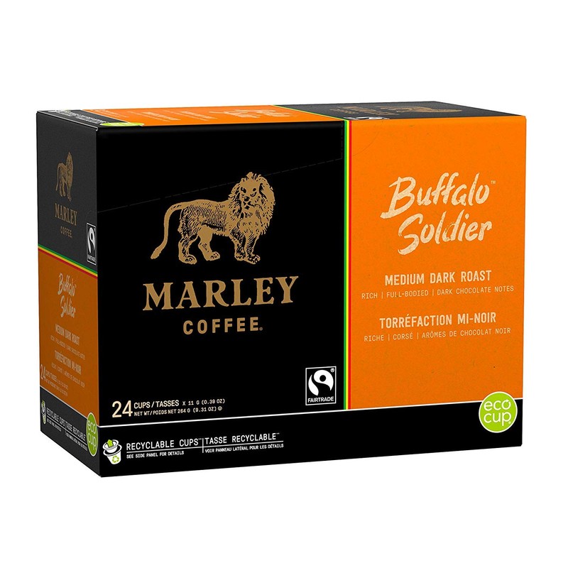 Marley Coffee, Buffalo Soldier, 96 Count Single Serve Cups