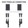 URAQT Solar Panel Connector, 1 Pair 2 to 1 T