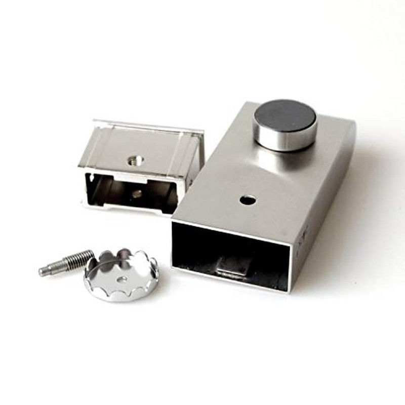 Zack Magnetic Soap Holder, Silver Metallic, 1.58" x 1.38" x