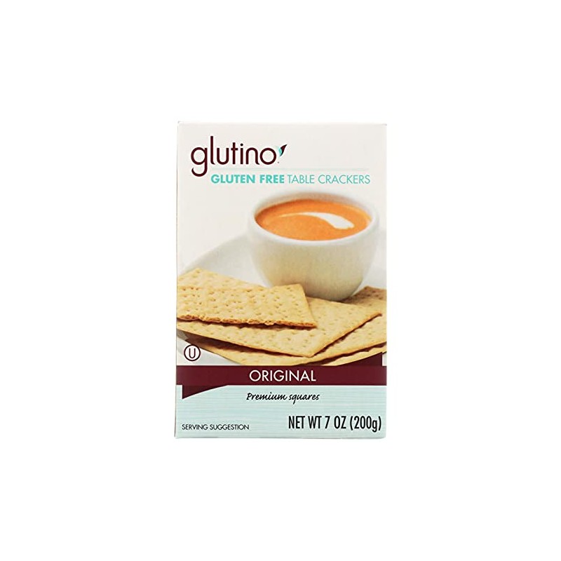Glutino Table Crackers 7-ounce Boxes (Pack of 12)