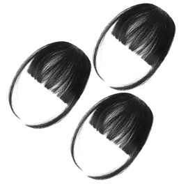 Baluue Hair Extension Clips Women Clip in Bangs Fake Bangs Extensions for Women