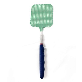 ASR Outdoor - Anti Slip Telescopic Fly Swatter - Durable Extendable Pole - Green